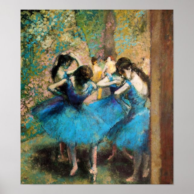 Degas Blue Dancers Poster (Frente)