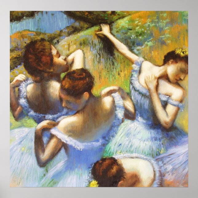 Degas Blue Dancers Poster (Frente)
