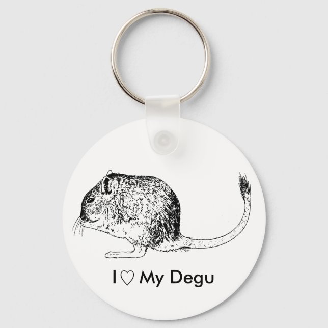 Degu Love Chaveiro (Frente)