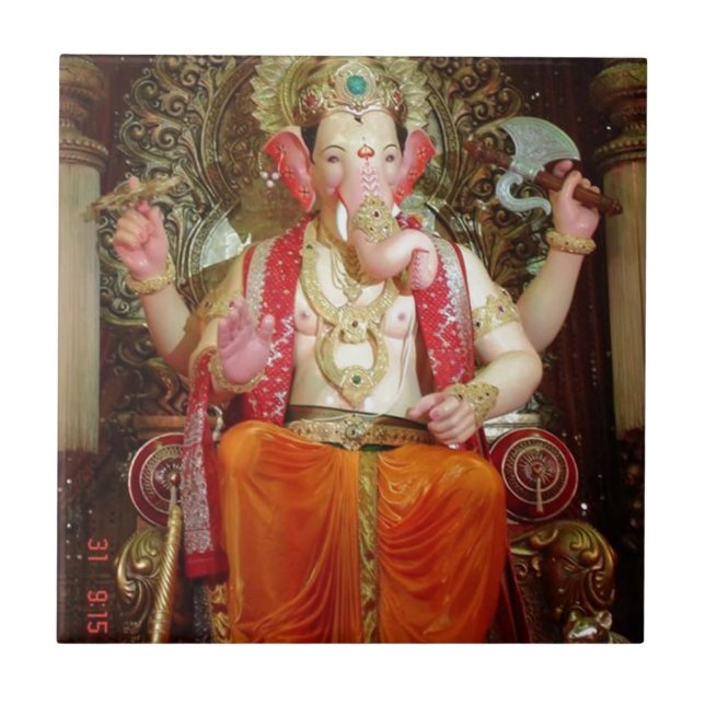 Deidade Hindu do elefante asiático de Ganesh (Frente)