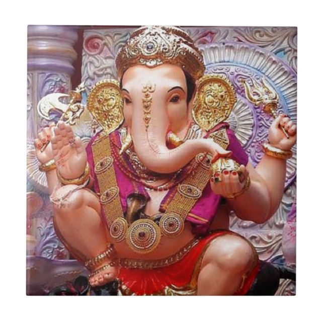 Deidade Hindu do elefante asiático de Ganesh (Frente)