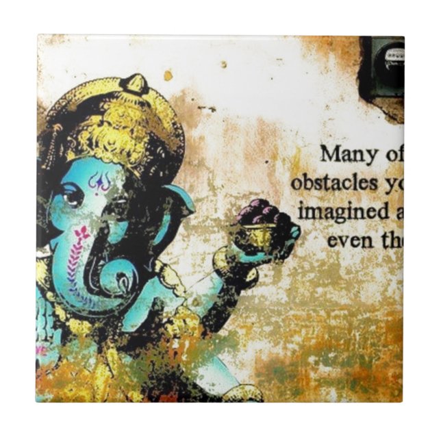 Deidade Hindu do elefante asiático de Ganesh (Frente)