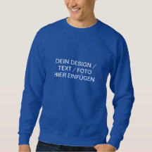 DEIN DESIGN / TEXT/FOTO Herren Sweatshirt Pullover