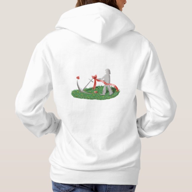Dein innerer Halt Hoodie Pullover (Verso)