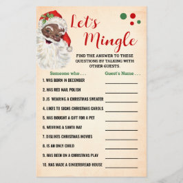 Deixa a Mingle encontrar o cartão de jogo de Natal