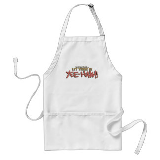 Deixado haja avental do CHURRASCO de Yeehaw