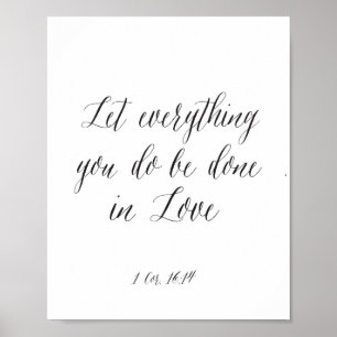 Deixado tudo você é feito no poster do amor
