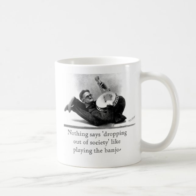 "deixando cair fora caneca da sociedade" (Direita)