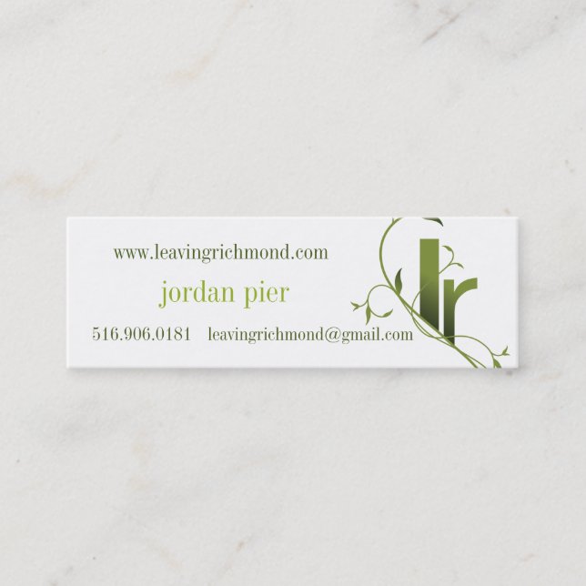 deixando cartões de richmond (Frente)