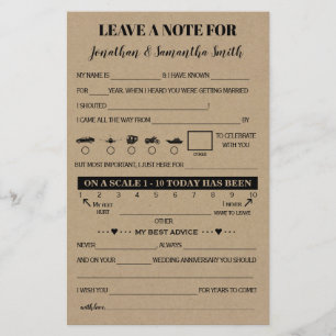 Deixar um bilhete para o casamento bilíngue recé