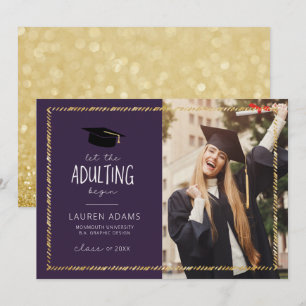 Deixe a Adultação Começar o Anúncio de Graduação