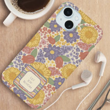 Deixe a Alegria Florescer – Estojo de Telefone Flo