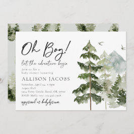 Deixe A Aventura Começar Convites Para Bebê