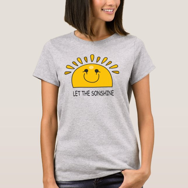 Deixe a camiseta Sonshine_Christian (Frente)