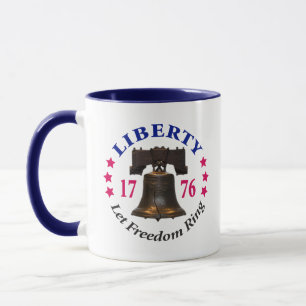 DEIXE A CANECA DE CAFÉ DO ANEL DA LIBERDADE