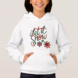 Deixe-a nevar Xadrez Hoodie