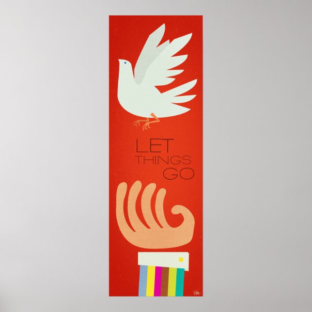 Deixe as coisas irem Poster (Frente)