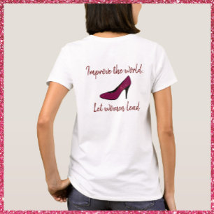 Deixe As Mulheres Liderarem Camiseta