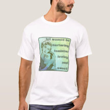 Deixe as mulheres serem camisetas leves