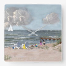 Deixe as ondas acertarem seus pés 1... relógio de 