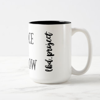 deixe caneca do fluxo de justiça & do café