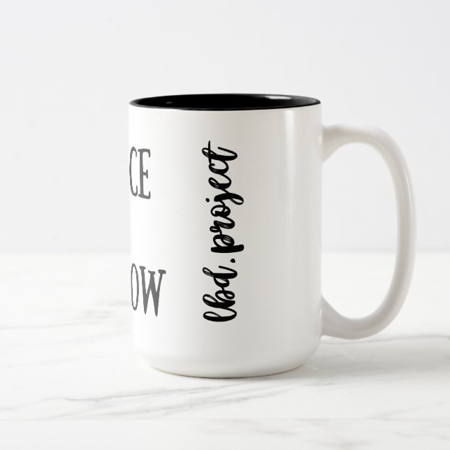 deixe caneca do fluxo de justiça & do café (Direita)