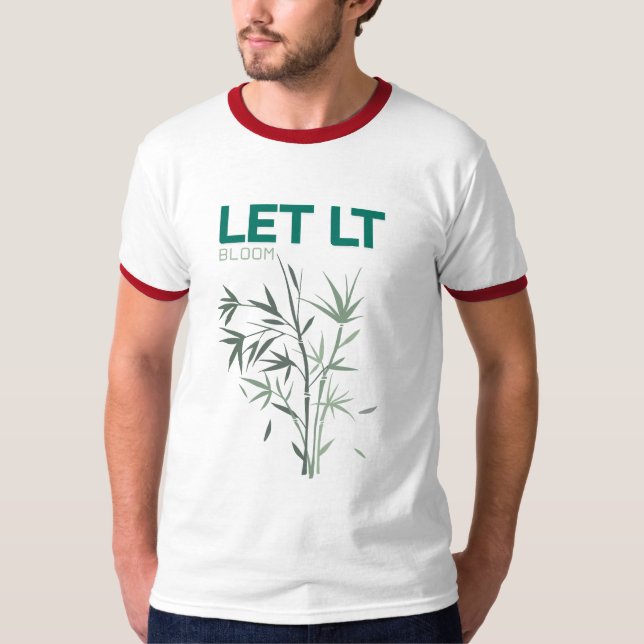 Deixe Florescer Camisa Natureza Planta (Frente)