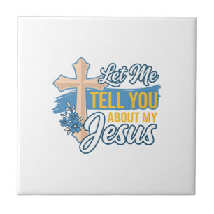 Deixe-me contar sobre a minha camiseta cristã Jesu