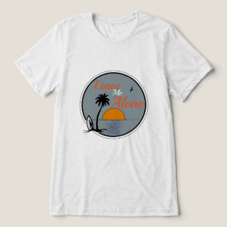 DEIXE-ME EM PAZ Bella + Canvas Camiseta Tri-blend