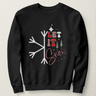 Deixe nevar camisa de natal