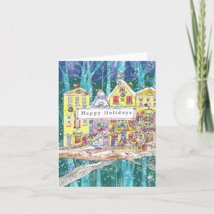 "Deixe Neve!" Cartão de Natal Personalizado