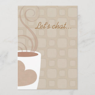 Deixe-nos conversar sobre o convite do almoço do