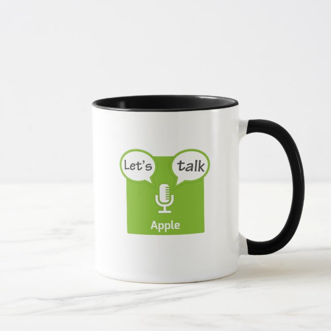 Deixe-nos falar a caneca dos Podcasts (Direita)