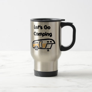 Deixe-nos ir caneca de viagem de acampamento