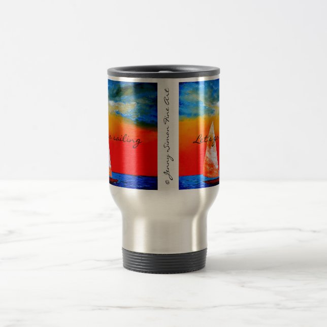 Deixe-nos ir navegar a caneca - mercadoria de (Centro)