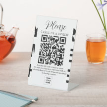 Deixe-nos um código de QR de revisão com seu própr