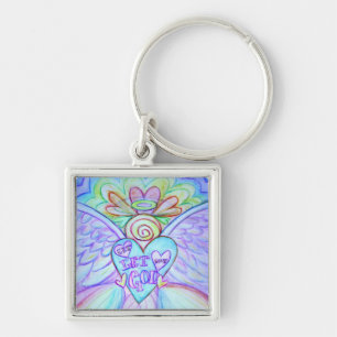 Deixe o amor deixar Deus guardião Chaveiro