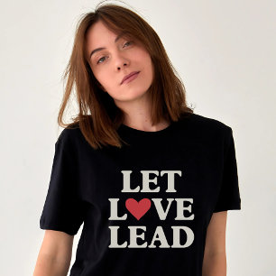 Deixe o amor liderar Coração Positivo Inspiracio