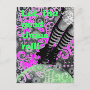 Deixe o bom rolo das épocas! cartão do convite