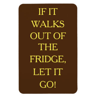 Deixe-o ir! Ímã Flexível com Foto