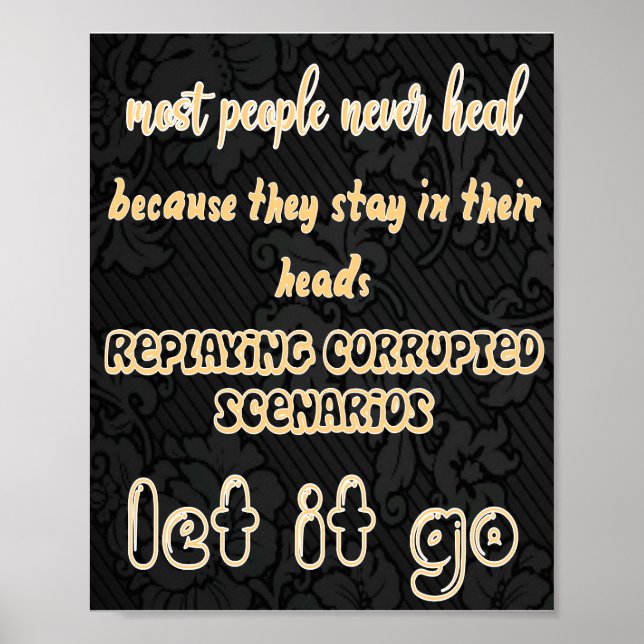 Deixe-o ir poster (Frente)