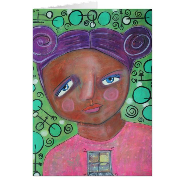 Deixe o luar no cartão vazio (Frente)