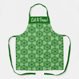"Deixe-o nevar!" Apron Impressão All-Over Personal