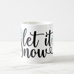 Deixe-o nevar café mug - caneca de férias de inver