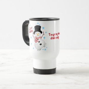 Deixe-o nevar Caneca de viagem