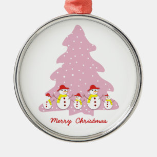 Deixe-o nevar Enfeites de natal personalizado