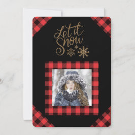 Deixe-o nevar Red Buffalo Verificar Cartão de Féri