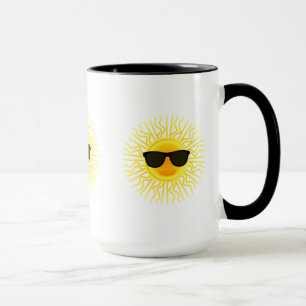 Deixe o sol brilhar em caneca