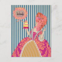 Deixe-os comer bolo - convites / RSVP