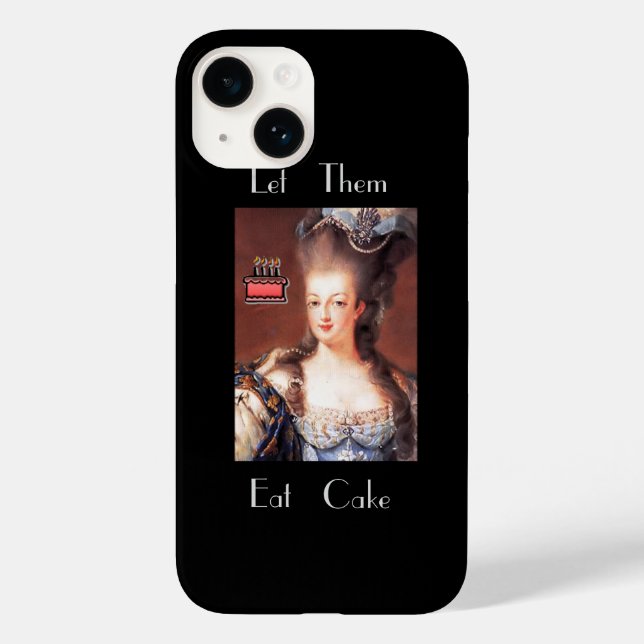 Deixe-os comer Marie Antoinette Case-Mate iPhon (Verso)